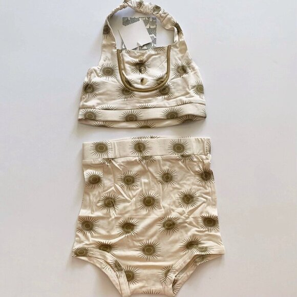 kate quinn Other - Kate Quinn Organics Baby Girl Halter 2 piece Sunsuit 18-24 months